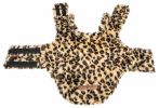 Pet Life Luxe 'Poocheetah' Ravishing Designer Spotted Cheetah Patterned Mink Fur Dog Coat Jacket