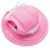 Pet Life 'Sea Spot Sun' Uv Protectant Adjustable Fashion Mesh Brimmed Dog Hat Cap