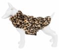 Pet Life Luxe 'Poocheetah' Ravishing Designer Spotted Cheetah Patterned Mink Fur Dog Coat Jacket