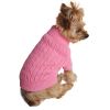 Dog Cable Knit 100% Cotton Sweater